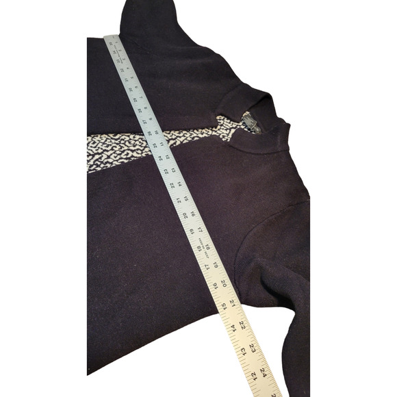 Tahari Open Front Cardigan Sweater Hip Length Size M - Picture 8 of 10